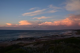 abendstimmung,海,大氣