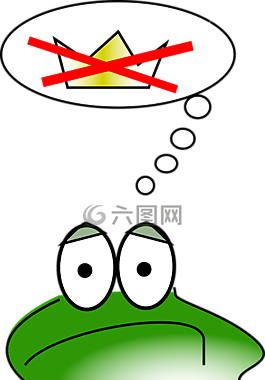 青蛙,伤心,绿色