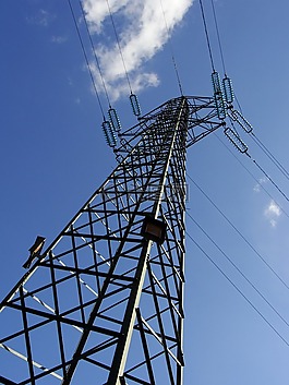 電源線,電塔,塔