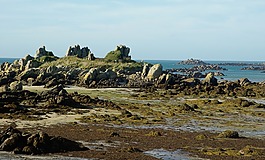 諾曼底,chausey島,花崗巖