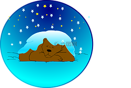 熊,睡眠,根據(jù)