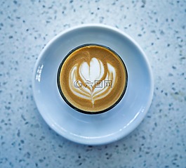 咖啡,咖啡杯,杯