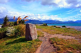 新西蘭,景觀,山