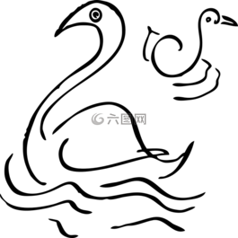 鳥,天鵝,鵝