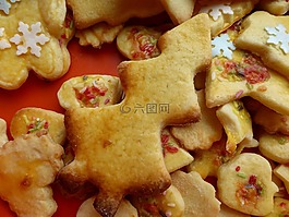 饼干,ausstecherle,圣诞树
