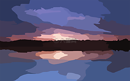 日落,夜,黃昏