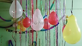 氣球,慶典,生日