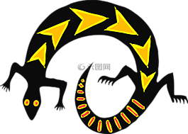 蜥蜴,黑,風(fēng)格