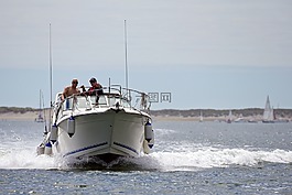 動力艇,高速,渦流
