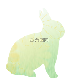 兔,復活節(jié),綠色