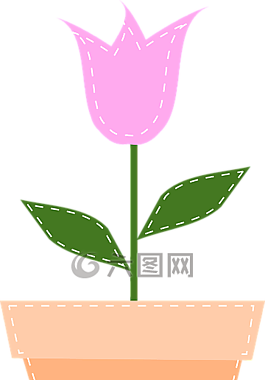 花盆,郁金香,復(fù)活節(jié)