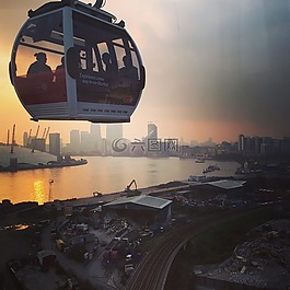 倫敦,電纜車,英格蘭