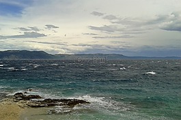 克羅地亞,海,波