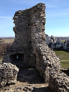 ogrodzieniec,城堡,廢墟