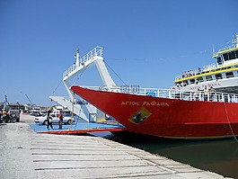 希腊,希腊渡轮,海港