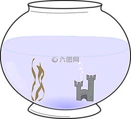 水,碗,城堡