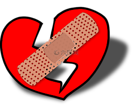 心,破碎,修補(bǔ)