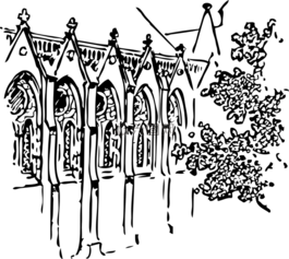 建設(shè),教堂,樹