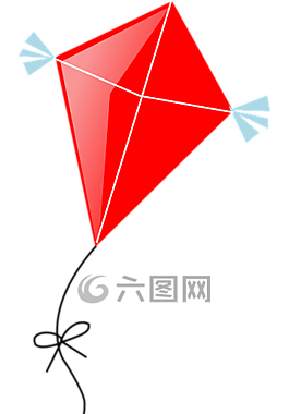 紅色,藍色,風箏