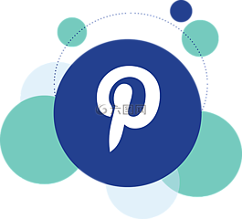 pinterest的,社交媒體,圖標(biāo)