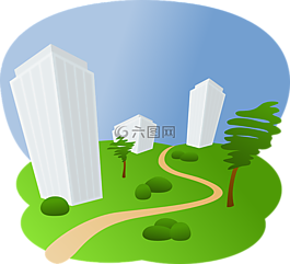 建筑物,辦公室,景觀