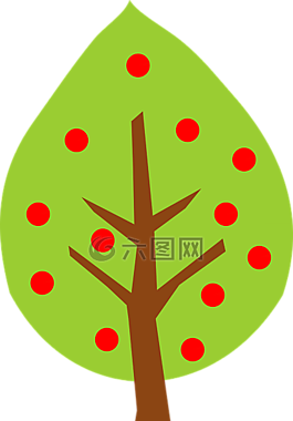 樹(shù),蘋(píng)果樹(shù),綠色