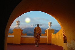 佛,冥想,休息