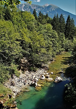 該vintgar峽谷,vintgar,污