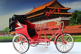 微型,人力车,自行车