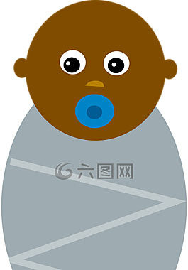 嬰兒,黑,男孩
