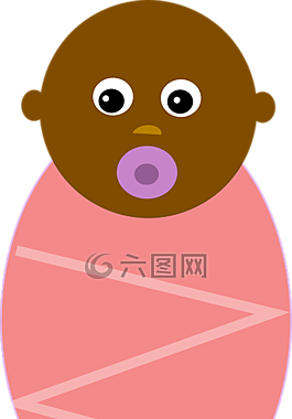嬰兒,黑,女孩