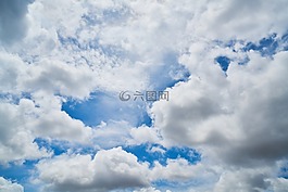 云,藍(lán)色,背景