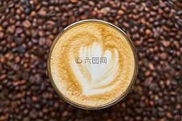 拿鐵咖啡,咖啡,飲料