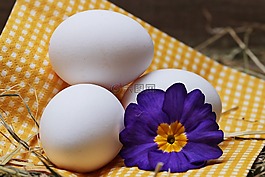 蛋,秸稈,花