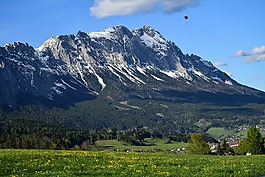 阿爾卑斯山,山,景觀