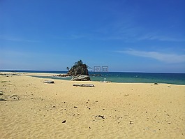 海灘,夏天,天空