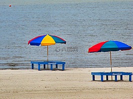 海灣,海岸,海灘