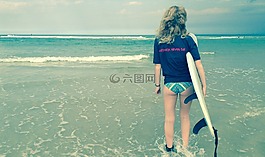 沖浪,海洋,海