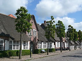 茅草的屋頂,北海,moegeltondern