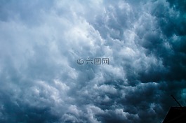 天空,云,雨