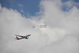 飛機(jī),天空,飛行