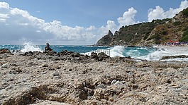 假期,太陽,海灘