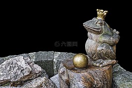 青蛙王子,童話故事,雕塑