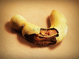 羅望子,孤立,成熟