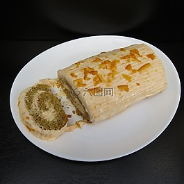 蛋糕,蛋糕卷,南瓜餅