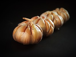 大蒜,餐,白