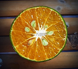 橙色,水果,切片