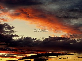 wolkenspiel,傍晚的天空,黃昏