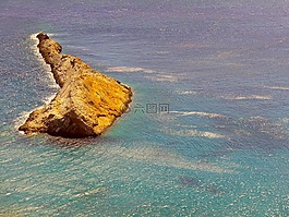 folegandros的,島,海