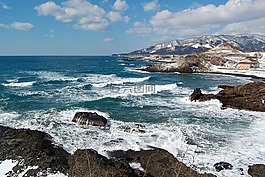 日本,自然,景觀
